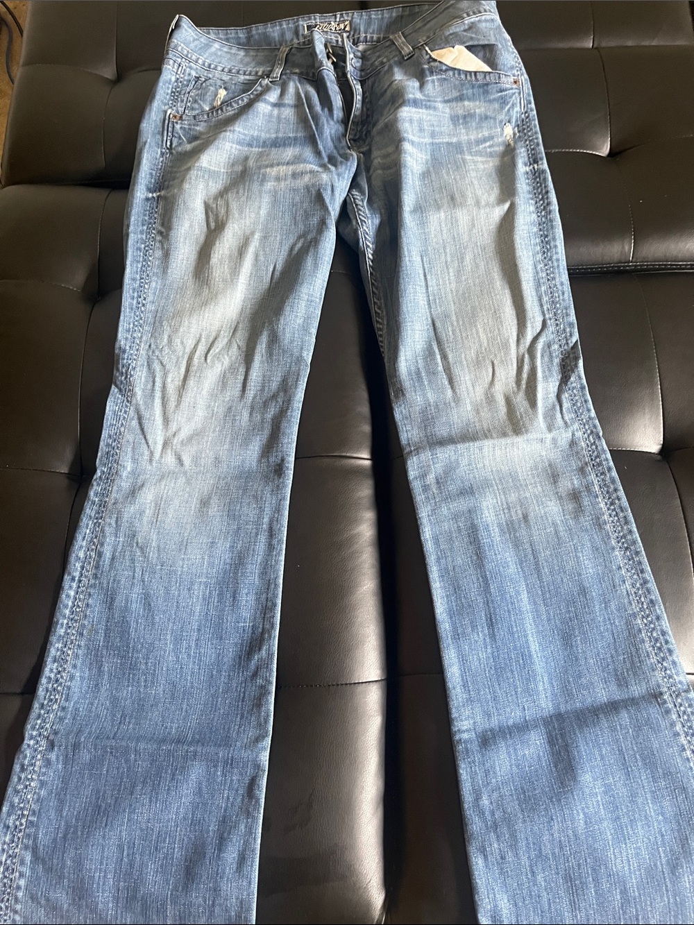 Hudson Jeans Faded Blue Women's Bootcut Jeans